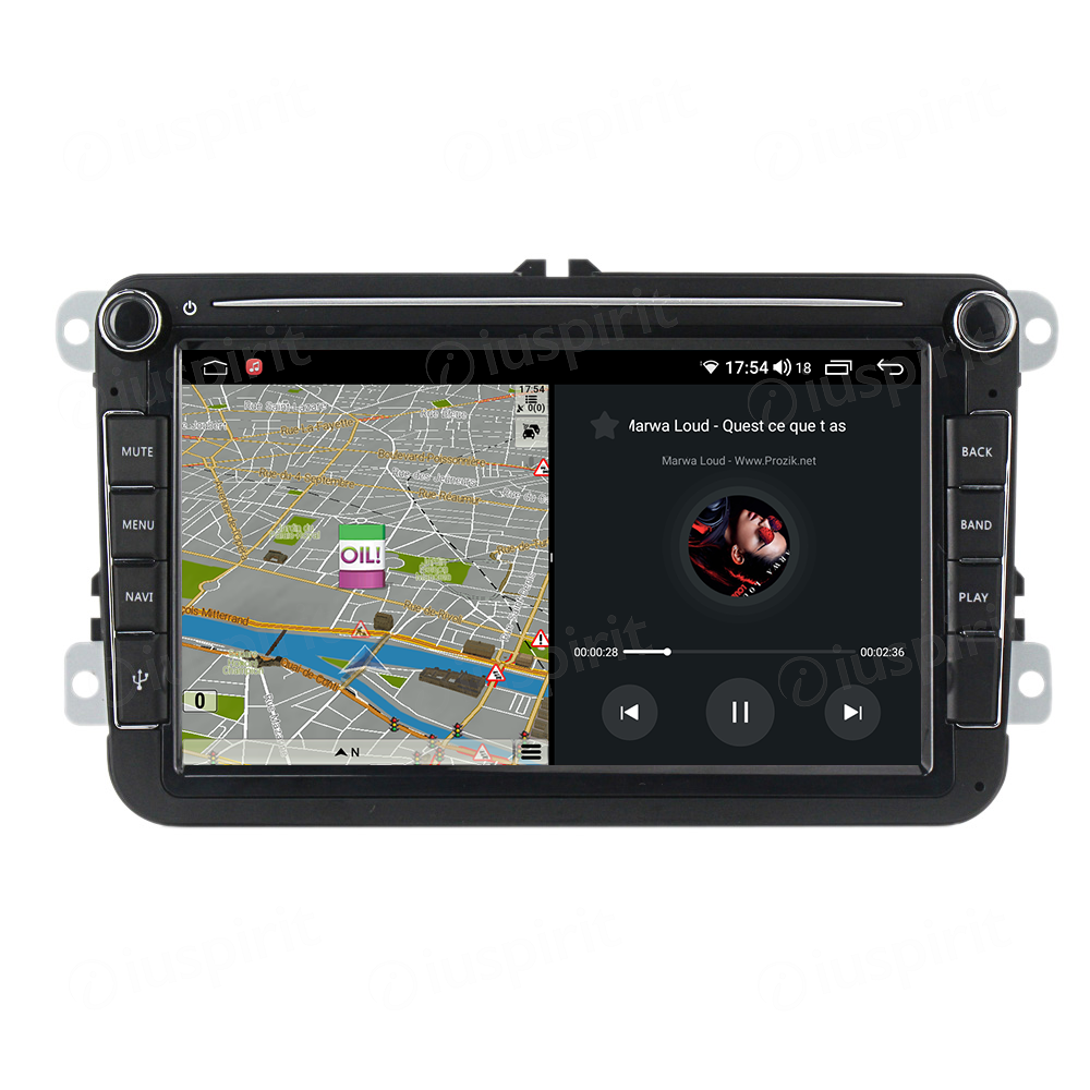 ANDROID autoradio navigatore per Golf 5 Golf 6 Passat Tiguan Jetta Polo Touran Caddy Scirocco CarPlay Android Auto GPS USB WI-FI Bluetooth 4G LTE - immagine 4