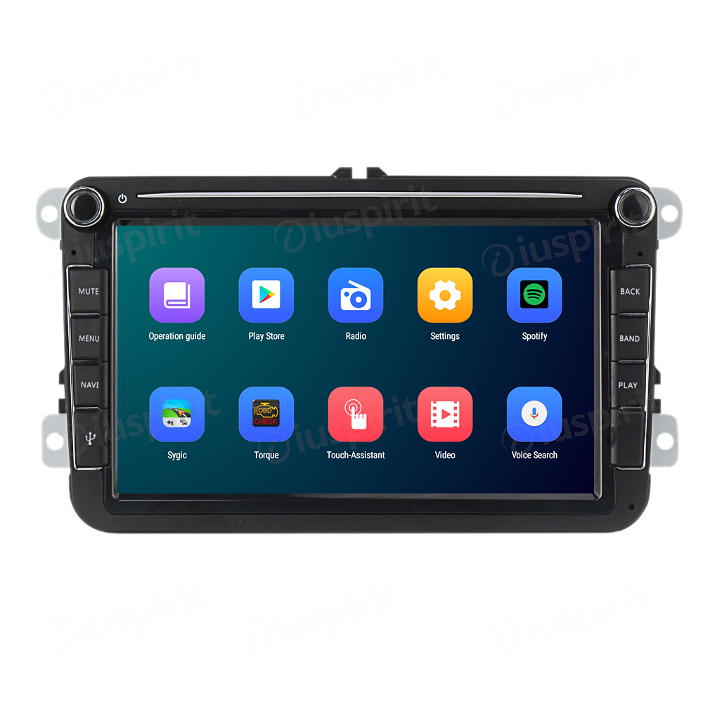 ANDROID autoradio navigatore per Golf 5 Golf 6 Passat Tiguan Jetta Polo Touran Caddy Scirocco CarPlay Android Auto GPS USB WI-FI Bluetooth 4G LTE - immagine 5