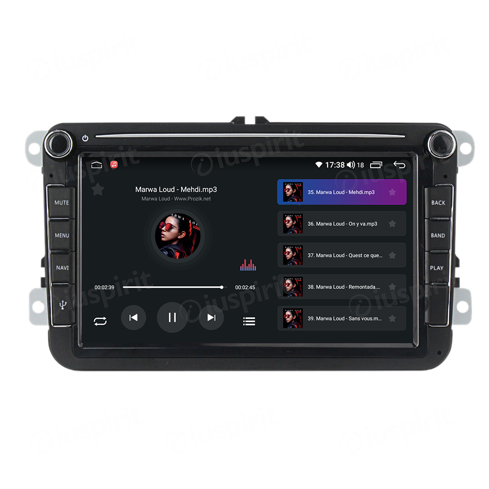 ANDROID autoradio navigatore per Golf 5 Golf 6 Passat Tiguan Jetta Polo Touran Caddy Scirocco CarPlay Android Auto GPS USB WI-FI Bluetooth 4G LTE - immagine 6