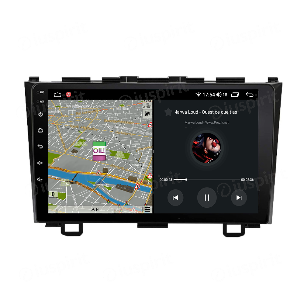 ANDROID autoradio navigatore per Honda CRV CR-V 2006-2012 CarPlay Android Auto GPS USB WI-FI Bluetooth 4G LTE - immagine 4