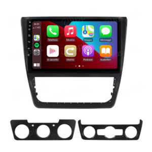 ANDROID autoradio navigatore per Skoda Yeti 2004-2014 CarPlay Android Auto GPS USB WI-FI Bluetooth 4G LTE
