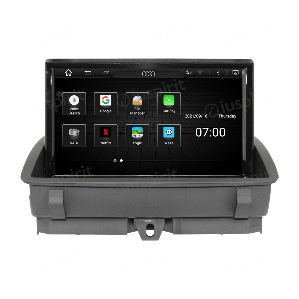 ANDROID navigatore per Audi Q3 2011-2018 CarPlay Android Auto GPS WI-FI Bluetooth 8GB RAM 64GB Octa-Core 4G LTE - immagine 4