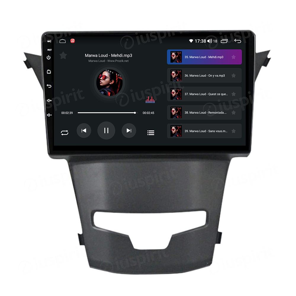 ANDROID autoradio navigatore per SsangYong Korando 2013-2018 CarPlay Android Auto GPS USB WI-FI Bluetooth 4G LTE - immagine 5