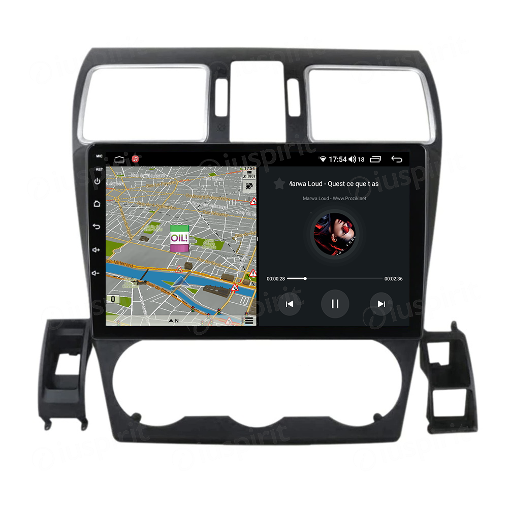 ANDROID autoradio navigatore per Subaru Forester SJ XV WRX Subaru Impreza Subaru Levorg 2016-2018 CarPlay Android Auto GPS USB WI-FI Bluetooth 4G LTE - immagine 4