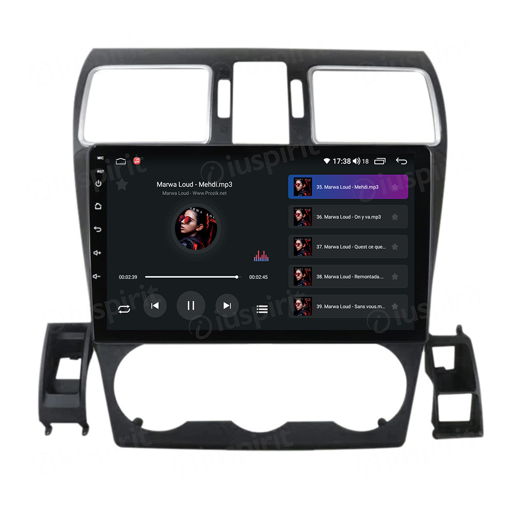 ANDROID autoradio navigatore per Subaru Forester SJ XV WRX Subaru Impreza Subaru Levorg 2016-2018 CarPlay Android Auto GPS USB WI-FI Bluetooth 4G LTE - immagine 6
