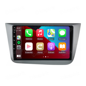 ANDROID autoradio navigatore per Seat Altea 5P 2004-2015 Seat Toledo 5P III 3 2004-2009 CarPlay Android Auto GPS USB WI-FI Bluetooth 4G LTE