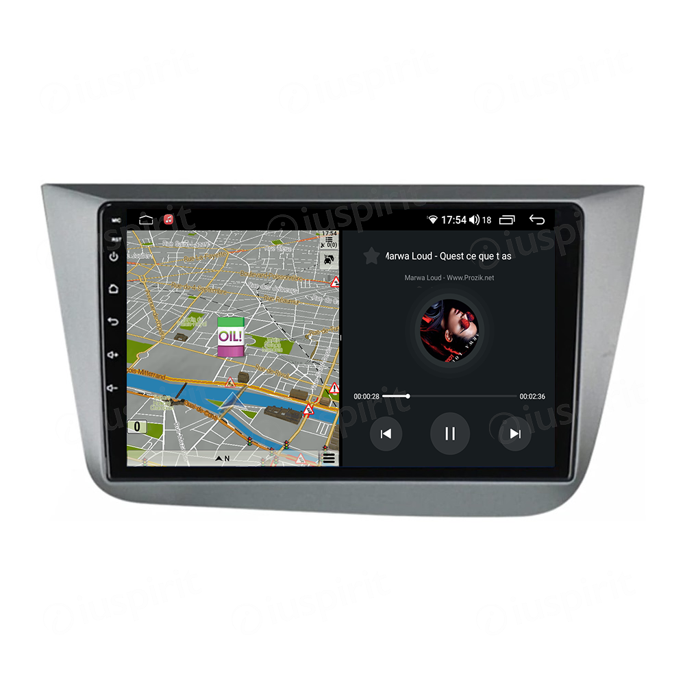 ANDROID autoradio navigatore per Seat Altea 5P 2004-2015 Seat Toledo 5P III 3 2004-2009 CarPlay Android Auto GPS USB WI-FI Bluetooth 4G LTE - immagine 4