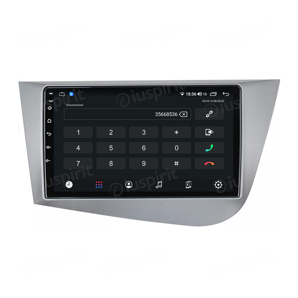 ANDROID autoradio navigatore per Seat Leon 2 MK2 2005-2012 CarPlay Android Auto GPS USB WI-FI Bluetooth 4G LTE - immagine 2