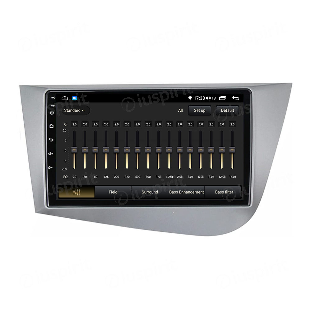 ANDROID autoradio navigatore per Seat Leon 2 MK2 2005-2012 CarPlay Android Auto GPS USB WI-FI Bluetooth 4G LTE - immagine 3