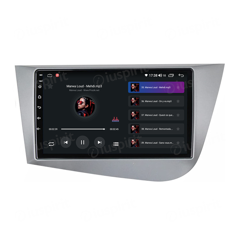 ANDROID autoradio navigatore per Seat Leon 2 MK2 2005-2012 CarPlay Android Auto GPS USB WI-FI Bluetooth 4G LTE - immagine 6