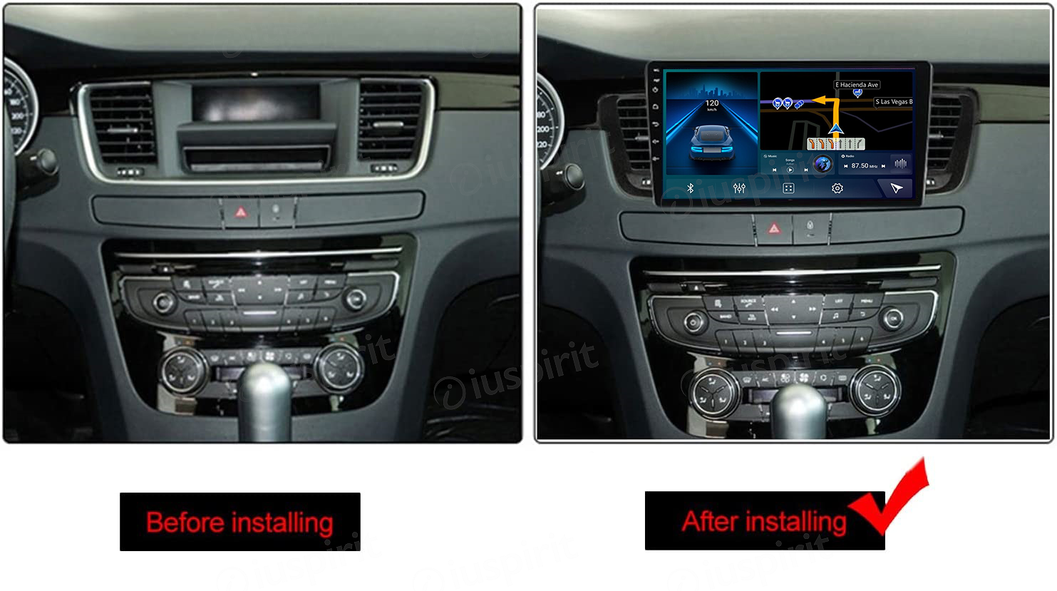 ANDROID autoradio navigatore per Peugeot 508 2011-2017 CarPlay Android Auto GPS USB WI-FI Bluetooth 4G LTE - immagine 7