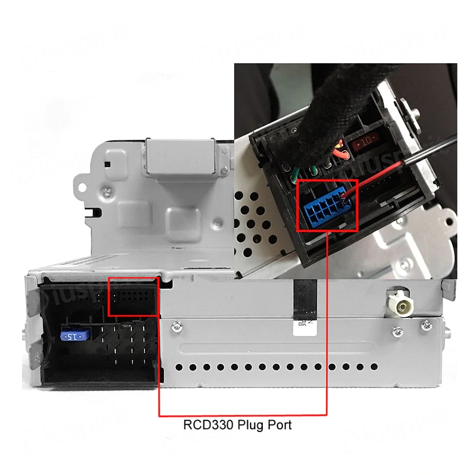 Adattatore MIB RVC retrocamere aftermarket autoradio originali per Volkswagen - immagine 6