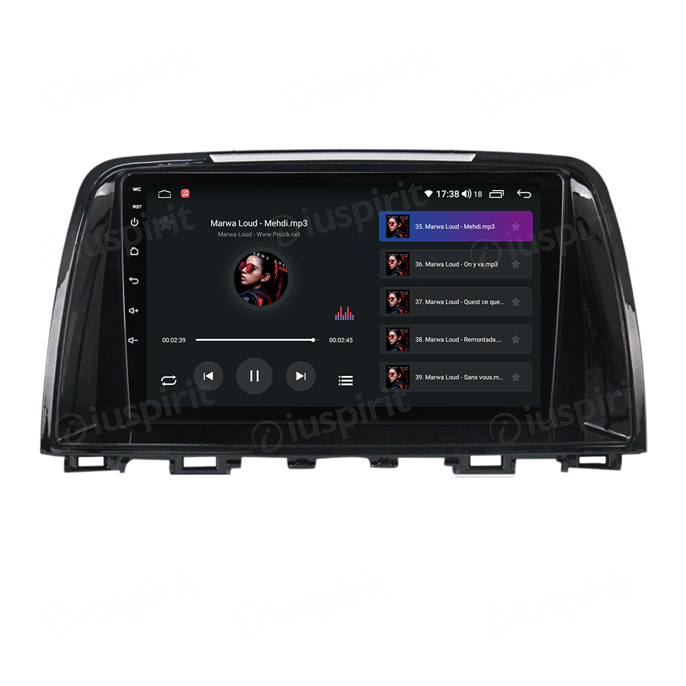 ANDROID autoradio navigatore per Mazda 6 2013-2017 CarPlay Android Auto GPS USB WI-FI Bluetooth 4G LTE - immagine 6