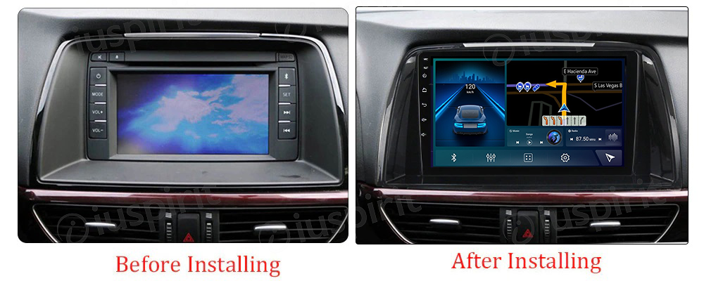 ANDROID autoradio navigatore per Mazda 6 2013-2017 CarPlay Android Auto GPS USB WI-FI Bluetooth 4G LTE - immagine 7