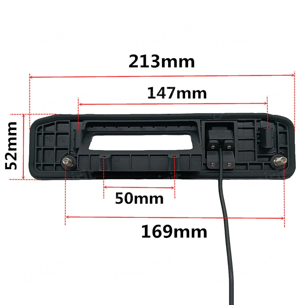 Telecamera retromarcia con maniglia baule per Mercedes Benz W176 W166 X166 W167 X156 X253 C117 X117 X204 retrocamera - immagine 7