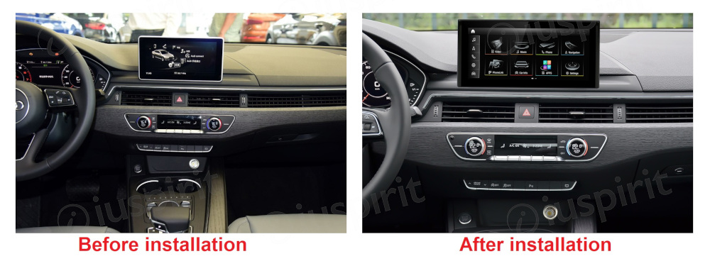 ANDROID navigatore per Audi A4 A4L B9 Audi A5 2017 2018 2019 2020 CarPlay Android Auto 10.25 pollici 4GB RAM 64GB ROM Octa-Core Bluetooth GPS WI-FI - immagine 9