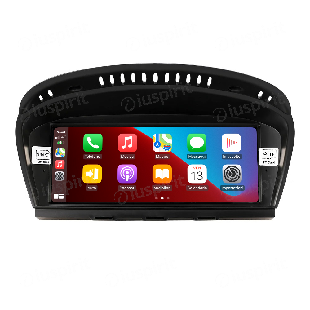 ANDROID navigatore per BMW Serie 3 E90 E91 E92 E93 BMW Serie 5 E60 E63 E64 Sistema originale CIC WI-FI GPS 4G LTE Bluetooth MirrorLink 4GB RAM 64GB ROM - immagine 2