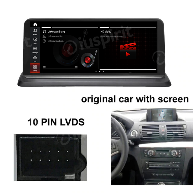 ANDROID navigatore per BMW serie 1 BMW E81 BMW E82 BMW E87 BMW E88 Sistema originale CCC 10.25 pollici WI-FI GPS 4G LTE Bluetooth MirrorLink 4GB RAM 64GB ROM - immagine 8
