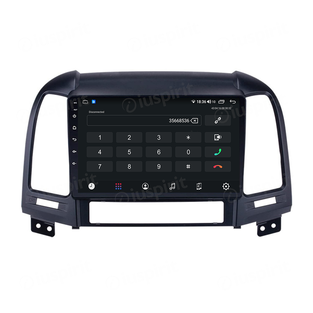 ANDROID autoradio navigatore per Hyundai Santa Fe Hyundai IX45 2006-2012 CarPlay Android Auto GPS USB WI-FI Bluetooth 4G LTE - immagine 2