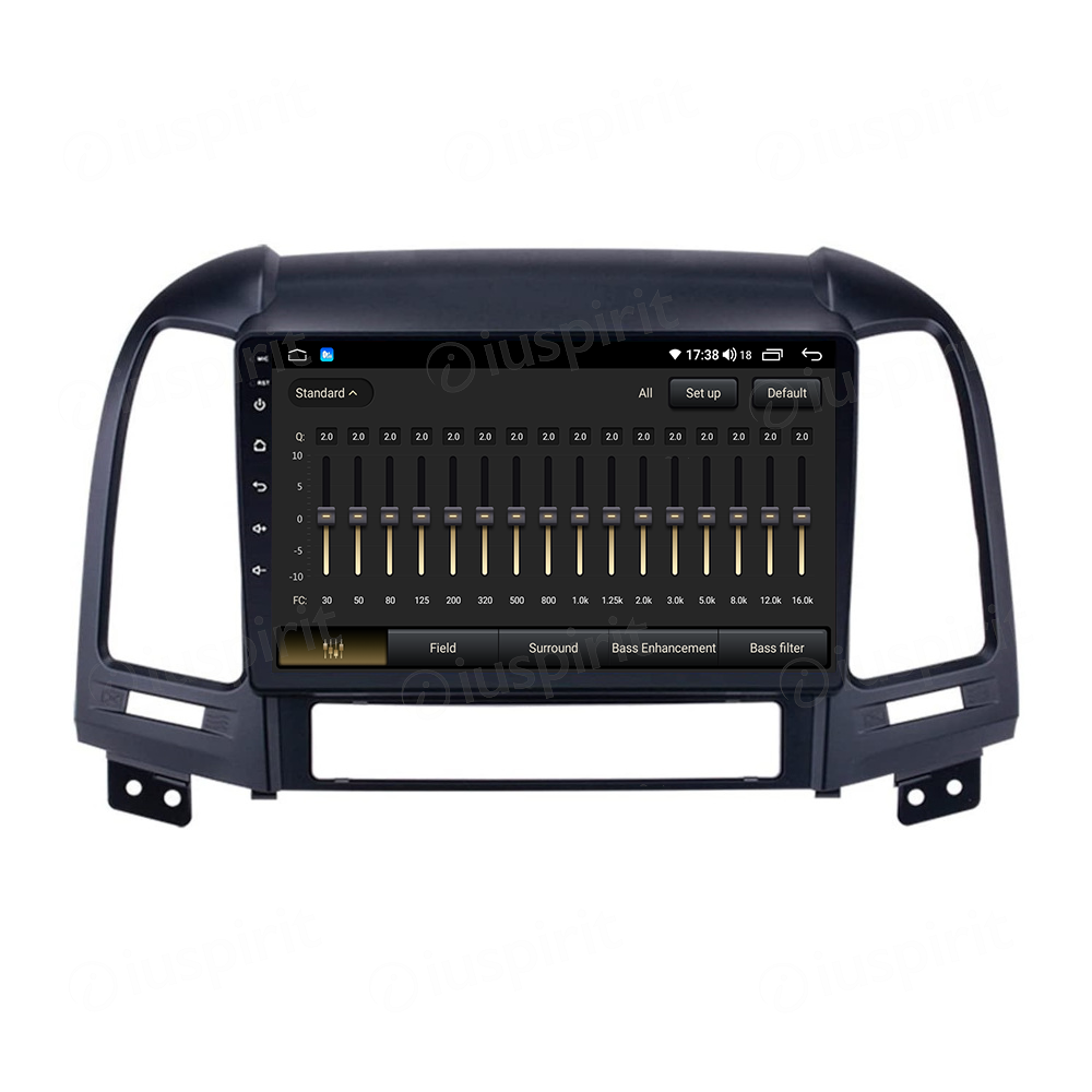 ANDROID autoradio navigatore per Hyundai Santa Fe Hyundai IX45 2006-2012 CarPlay Android Auto GPS USB WI-FI Bluetooth 4G LTE - immagine 3