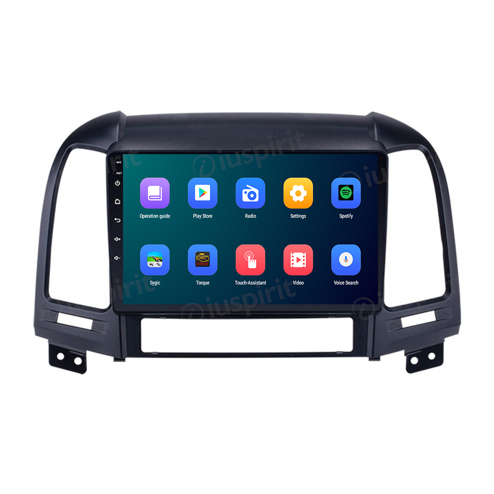 ANDROID autoradio navigatore per Hyundai Santa Fe Hyundai IX45 2006-2012 CarPlay Android Auto GPS USB WI-FI Bluetooth 4G LTE - immagine 5