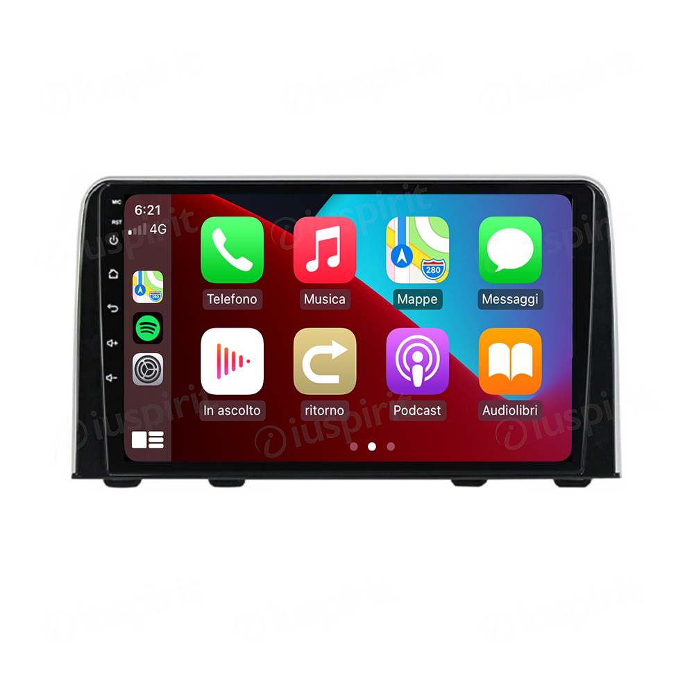 ANDROID autoradio navigatore per Honda CRV CR-V 2017-2018 CarPlay Android Auto GPS USB WI-FI Bluetooth 4G LTE