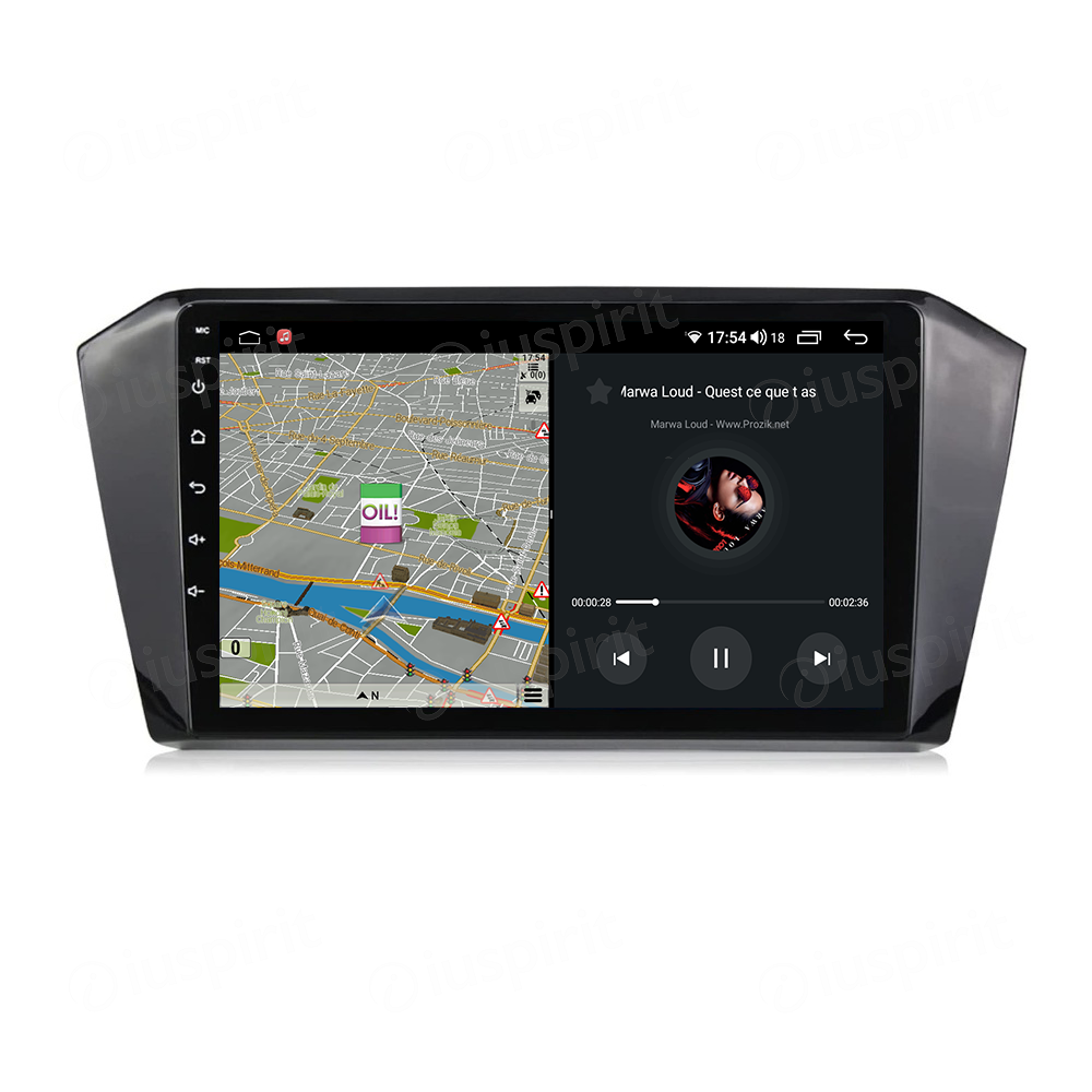 ANDROID autoradio navigatore per VW Passat B8 2015-2018 CarPlay Android Auto GPS USB WI-FI Bluetooth 4G LTE - immagine 4