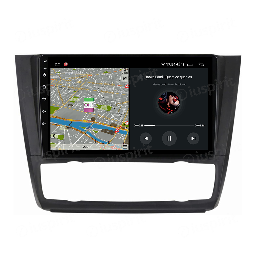 ANDROID autoradio navigatore per BMW serie 1 BMW E81 BMW E82 BMW E88 CarPlay Android Auto GPS USB WI-FI Bluetooth 4G LTE - immagine 4