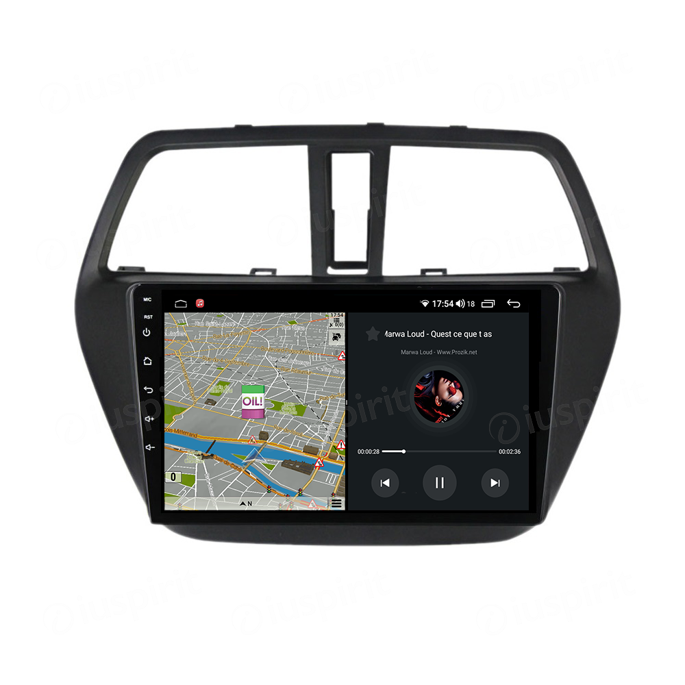 ANDROID autoradio navigatore per Suzuki SX4 2 Suzuki S-Cross 2013-2016 CarPlay Android Auto GPS USB WI-FI Bluetooth 4G LTE - immagine 4