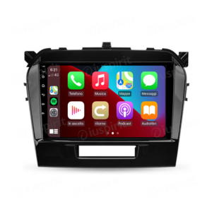 ANDROID autoradio navigatore per Suzuki Vitara 2014-2018 CarPlay Android Auto GPS USB WI-FI Bluetooth 4G LTE