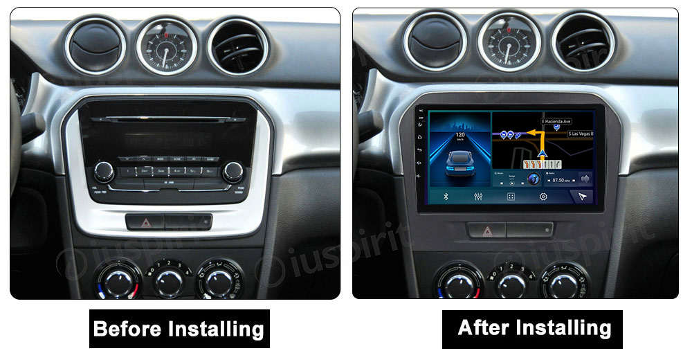 ANDROID autoradio navigatore per Suzuki Vitara 2014-2018 CarPlay Android Auto GPS USB WI-FI Bluetooth 4G LTE - immagine 6