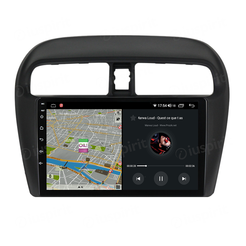 ANDROID autoradio navigatore per Mitsubishi Mirage Mitsubishi Space Star CarPlay Android Auto GPS USB WI-FI Bluetooth 4G LTE - immagine 4