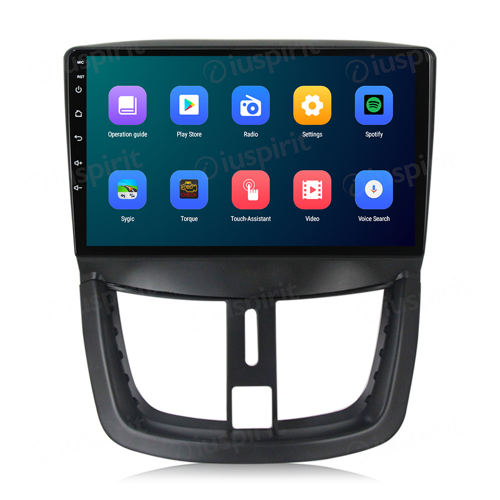 ANDROID autoradio navigatore per Peugeot 207 Peugeot 206 2007-2014 CarPlay Android Auto GPS USB WI-FI Bluetooth 4G LTE - immagine 5