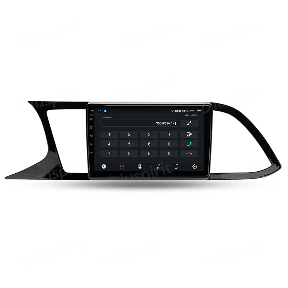 ANDROID autoradio navigatore per Seat Leon 3 2013-2018 CarPlay Android Auto GPS USB WI-FI Bluetooth 4G LTE - immagine 2