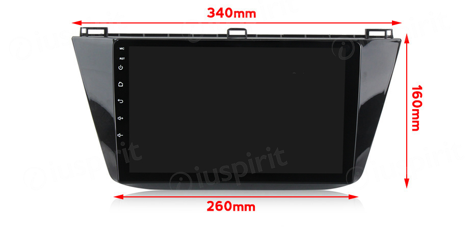 ANDROID autoradio navigatore per VW Tiguan 2016-2019 CarPlay Android Auto GPS USB WI-FI Bluetooth 4G LTE - immagine 7
