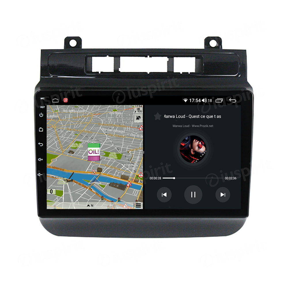 ANDROID autoradio navigatore per VW Touareg 2013-2015 CarPlay Android Auto GPS USB WI-FI Bluetooth 4G LTE - immagine 4