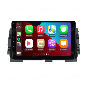 ANDROID autoradio navigatore per Nissan Micra P16 2016-2020 CarPlay Android Auto GPS USB WI-FI Bluetooth 4G LTE