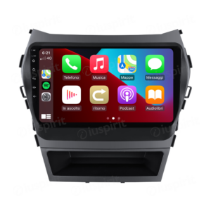 ANDROID autoradio navigatore per Hyundai IX45 Santa Fe 3 2013-2016 CarPlay Android Auto GPS USB WI-FI Bluetooth 4G LTE