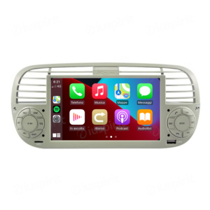 ANDROID autoradio navigatore per Fiat 500 Fiat Abarth 595 2007-2015 CarPlay Android Auto GPS USB WI-FI Bluetooth 4G LTE
