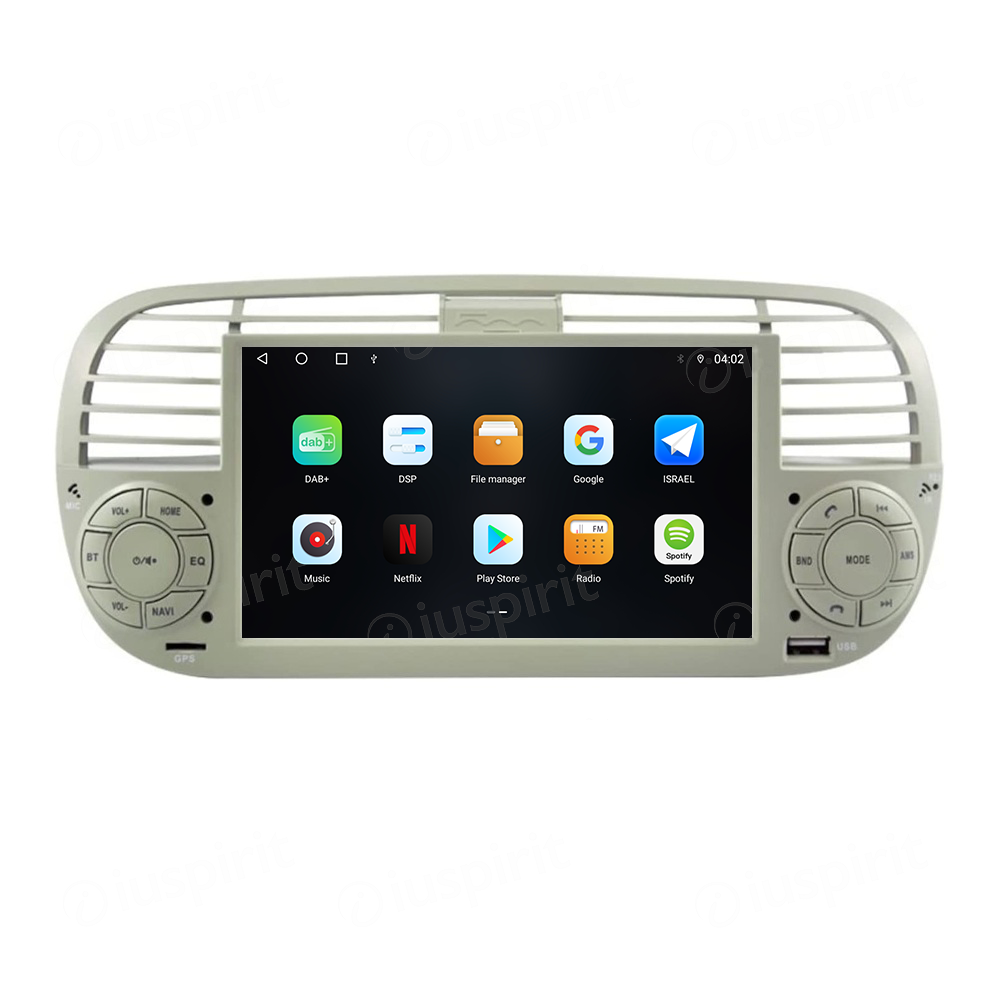 ANDROID autoradio navigatore per Fiat 500 Fiat Abarth 595 2007-2015 CarPlay Android Auto GPS USB WI-FI Bluetooth 4G LTE - immagine 5