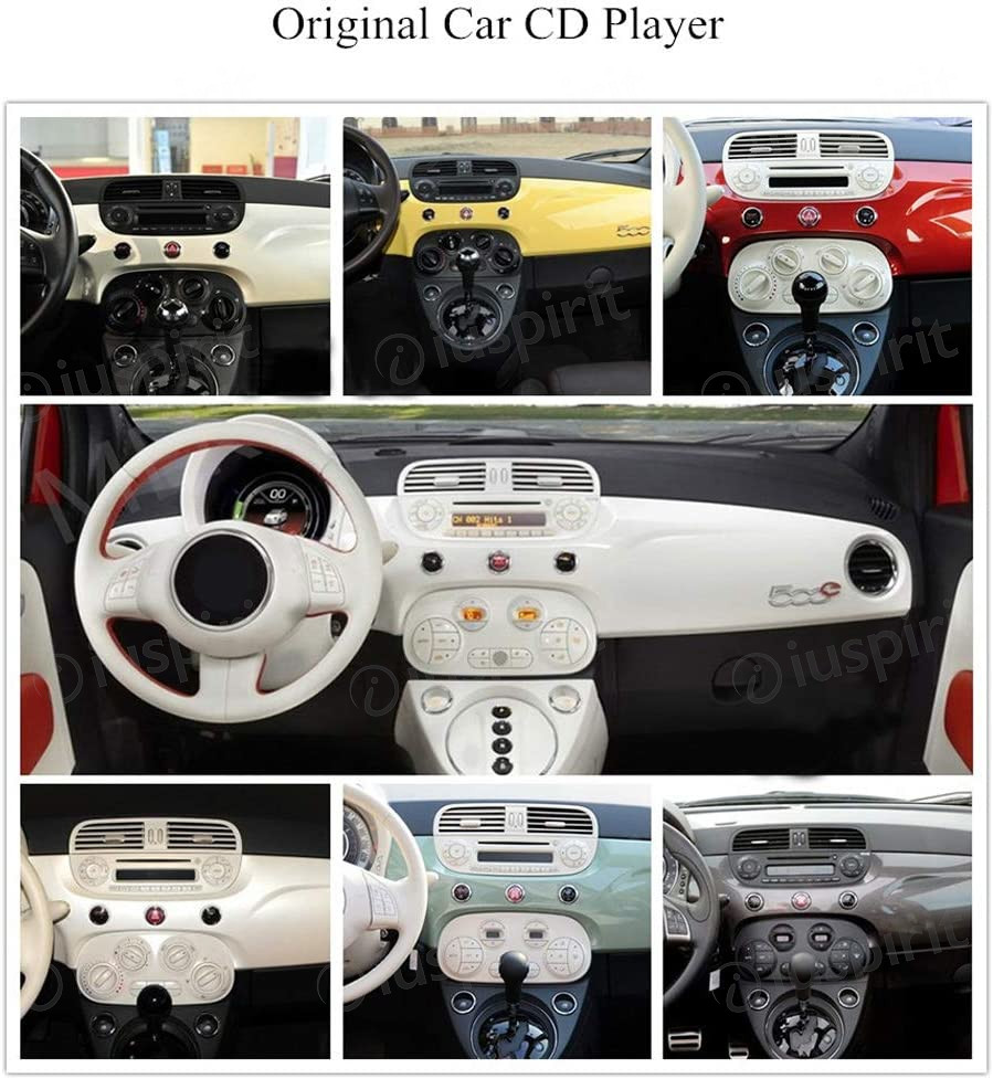 ANDROID autoradio navigatore per Fiat 500 Fiat Abarth 595 2007-2015 CarPlay Android Auto GPS USB WI-FI Bluetooth 4G LTE - immagine 7