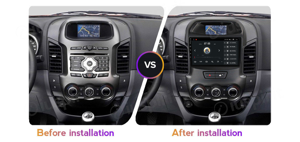 ANDROID autoradio navigatore per Ford Ranger 2011-2016 CarPlay Android Auto GPS USB WI-FI Bluetooth 4G LTE - immagine 7