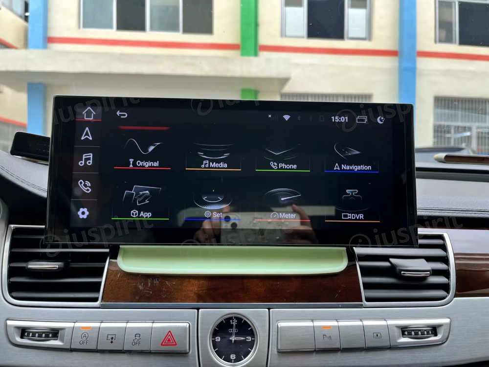 ANDROID navigatore per Audi A8 S8 D4 2010-2017 MMI 3G 12.3 pollici CarPlay Android Auto GPS WI-FI Bluetooth Octa-Core 8GB RAM 64GB ROM 4G LTE - immagine 5