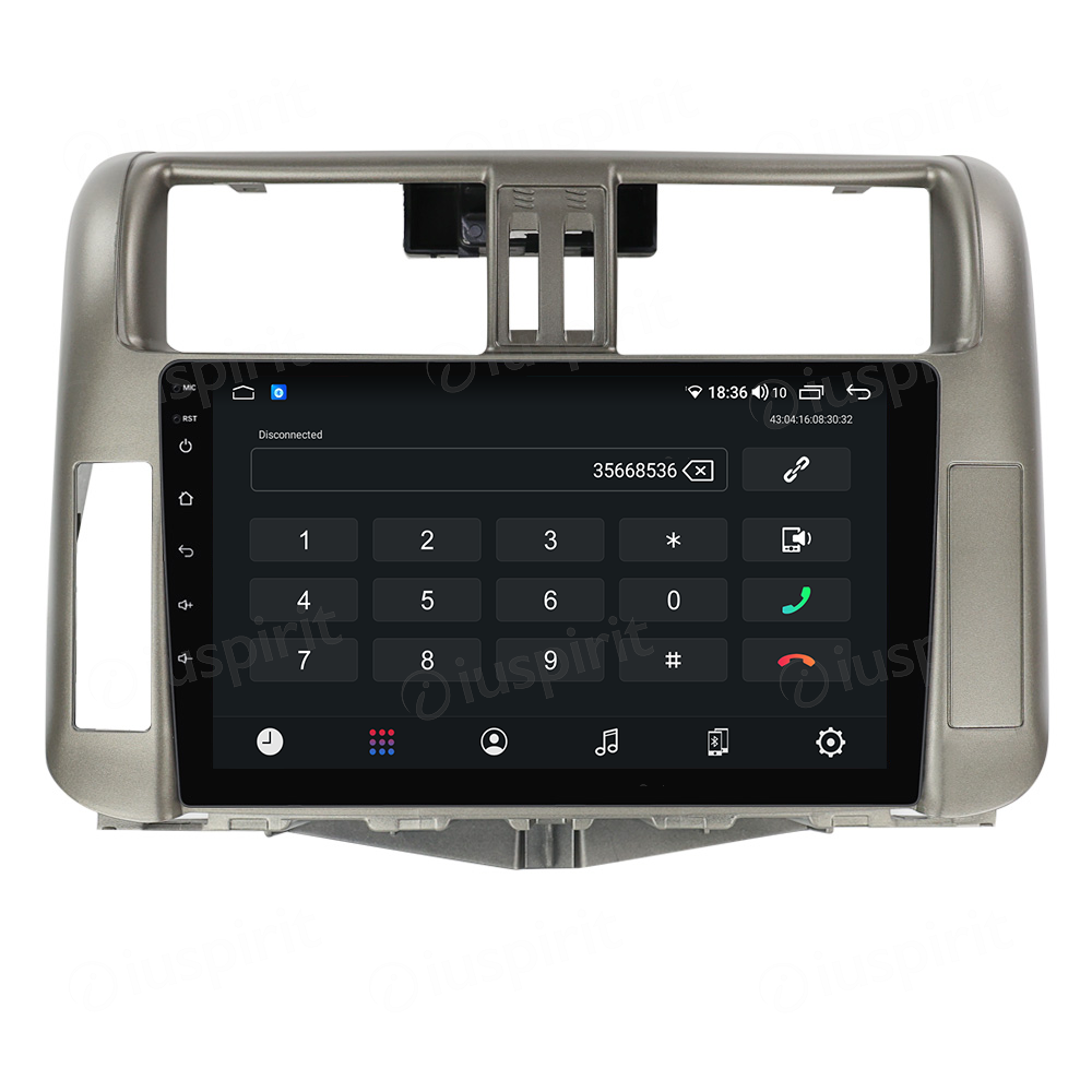 ANDROID car navigation system for Toyota Land Cruiser Prado 150 2009-2012 CarPlay Android Auto GPS USB WI-FI Bluetooth 4G LTE - Image 2