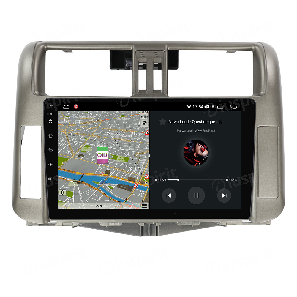 ANDROID car navigation system for Toyota Land Cruiser Prado 150 2009-2012 CarPlay Android Auto GPS USB WI-FI Bluetooth 4G LTE - Image 4