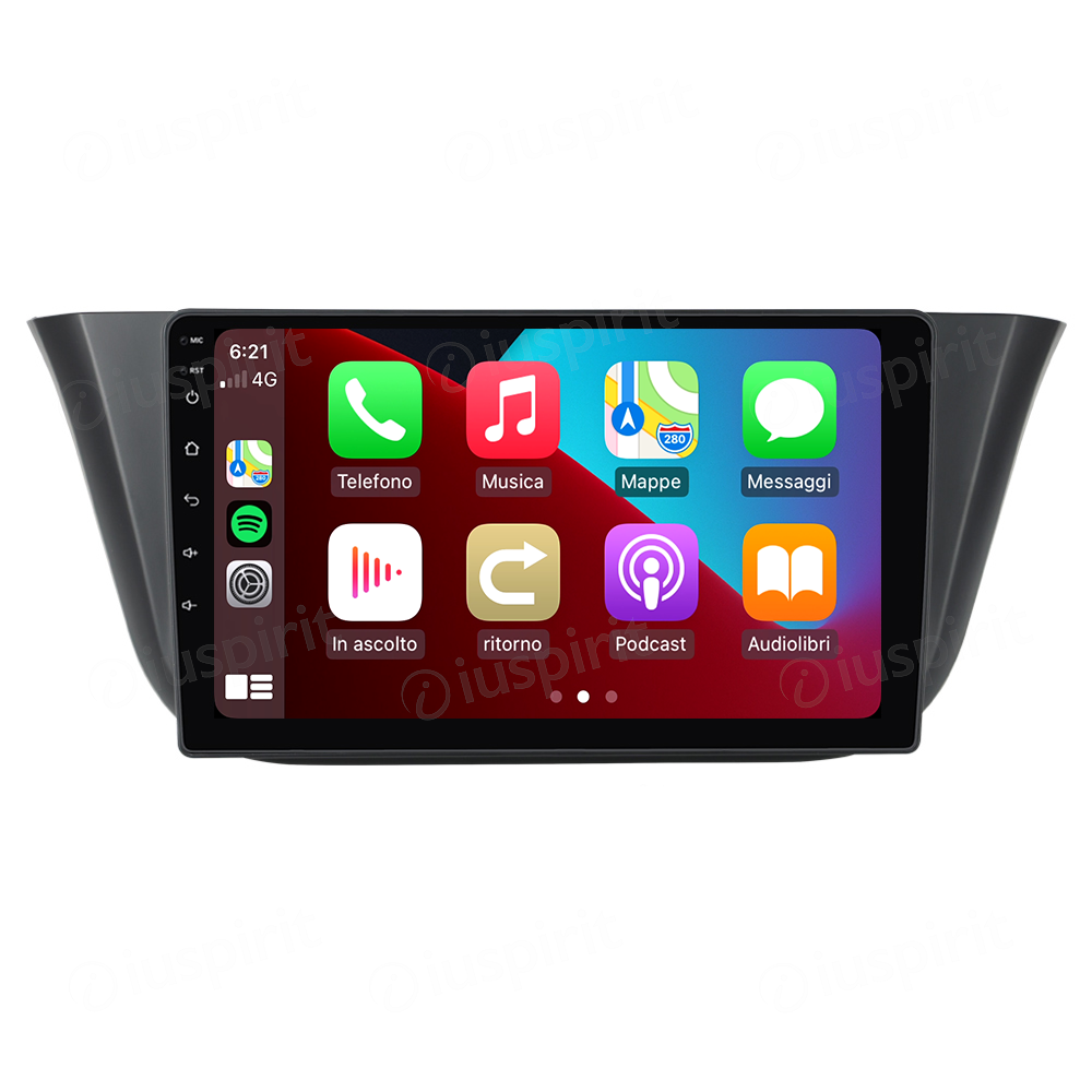ANDROID autoradio navigatore per IVECO Daily 2013-2021 CarPlay Android Auto GPS USB WI-FI Bluetooth 4G LTE