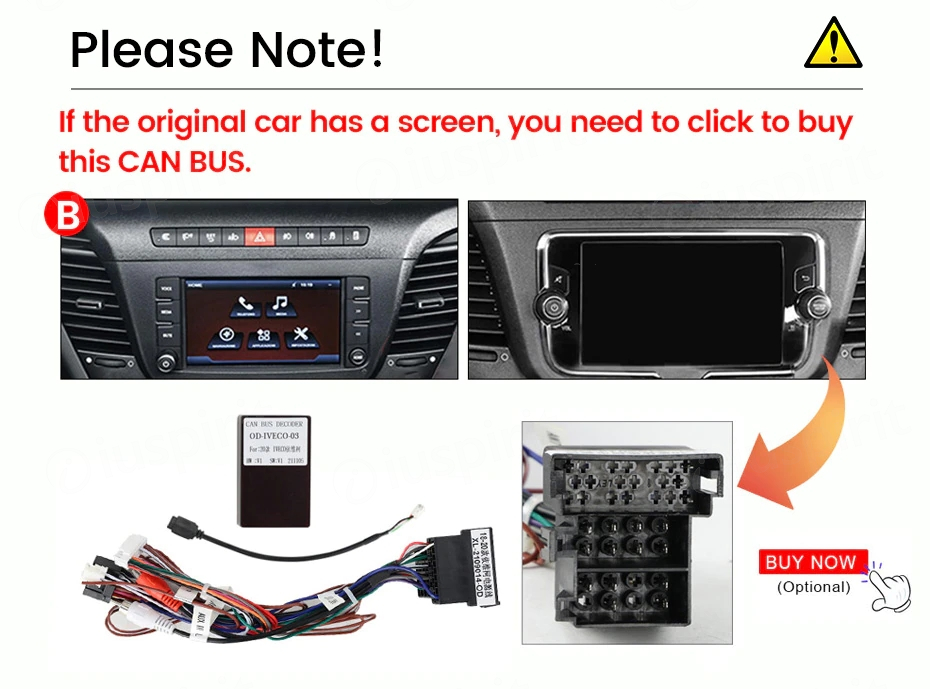 ANDROID autoradio navigatore per IVECO Daily 2013-2021 CarPlay Android Auto GPS USB WI-FI Bluetooth 4G LTE - immagine 8