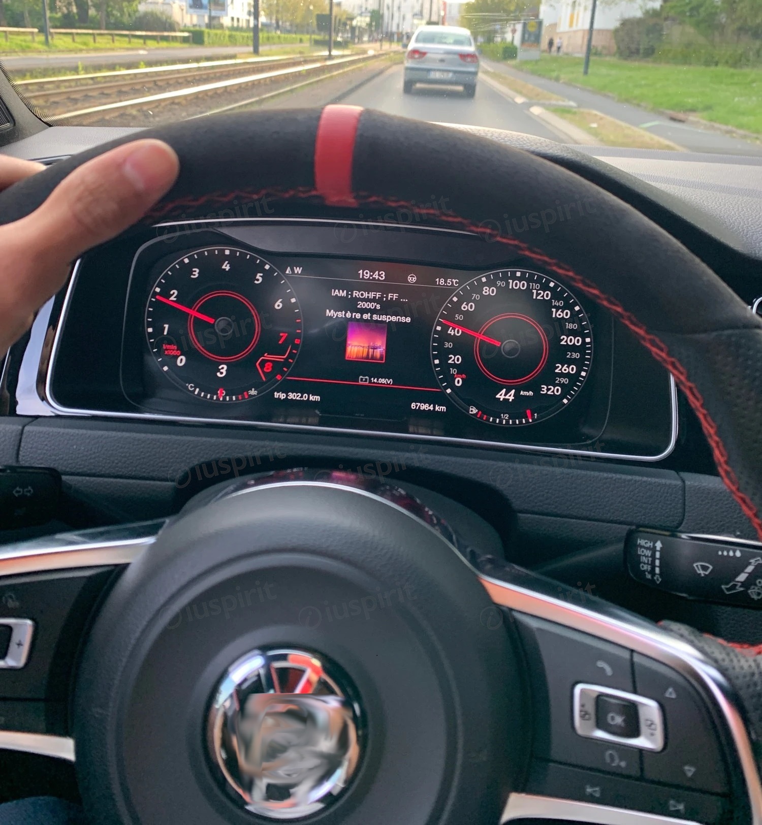 LCD speedometer digital KM counter for VW Golf 7 GTI Golf R-Line Golf Sportsvan Dashboard digital cluster - Image 7