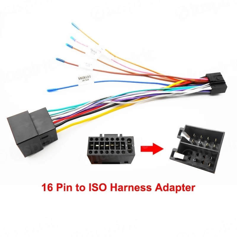 Connettore ISO universale a 16 PIN per autoradio Android iuspirit