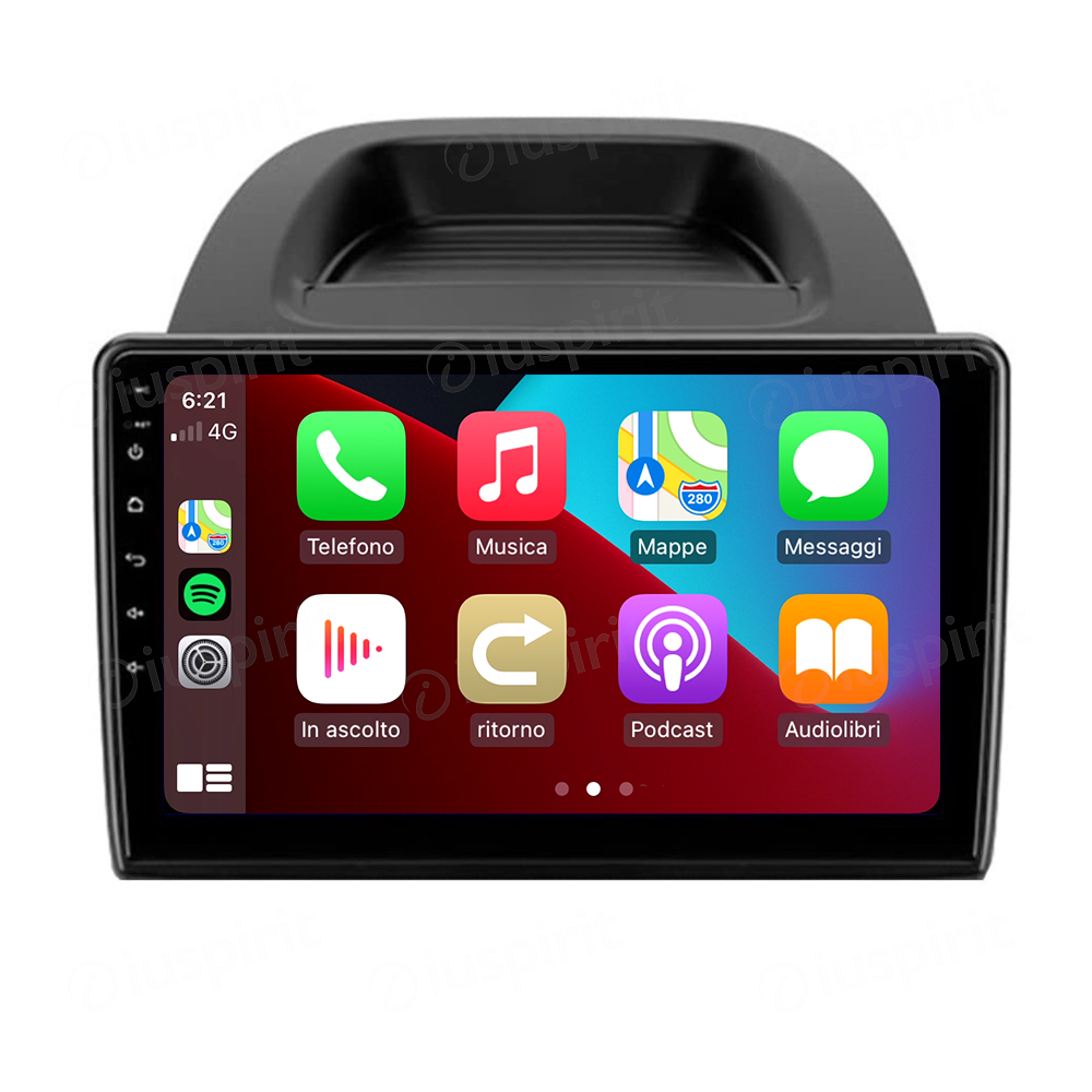 ANDROID autoradio navigatore per Ford Ecosport 2018-2021 CarPlay Android Auto GPS USB WI-FI Bluetooth 4G LTE